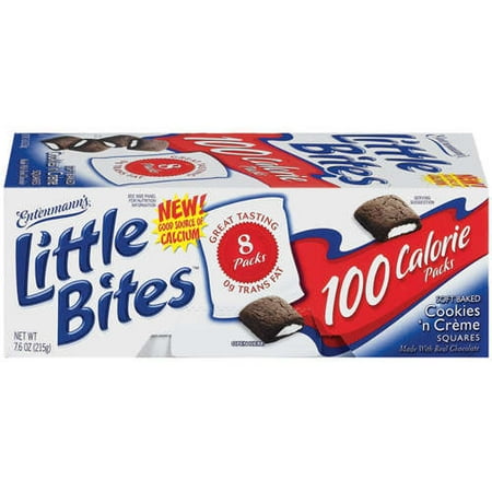 Bimbo Bakeries Entenmanns 100 Calorie Packs Cookies 'N Creme Squares, 8 ea