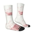 thumbnail image 2 of Goofa Cute Bathtub Printed Men's Crew Socks, Soft Durable Breathable Moisture-Wicking with Odor Control Cotton socks, 2 of 9