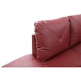 thumbnail image 5 of Starhome L Shaped Red Couch with Storage Ottoman(Pillows Included) Microfiber, 5 of 5