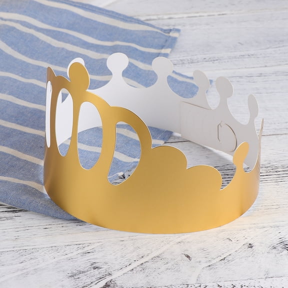 Masteelf  12 Pcs Birthday Hat King Crown Adorable Party Child