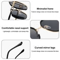 thumbnail image 4 of Gafas de sol de montura grande con personalidad europea y americana, fabricadas en TR, metal y TAC., 4 of 6