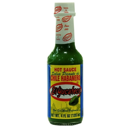 Green Habanero Sauce - Product Of El Yucateco, Salsa Picante Habanero Sauce (Green) - Bottle, Count 1 - Mexican Sauces / Grab Varieties & Flavors