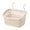 Apricot, variant on Bouanq Storage Basket Plastic Hanging Shower Basket with Hook for Bathroom Shampoo Kitchen Shampoo Cosmetics Food Vegetable Hanging Organizer Holder
