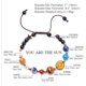 thumbnail image 2 of Pulsera Planeta Sistema Solar Universo Galaxia Pulsera Hecha a Mano Pulsera de Cuentas de Piedra Natural Cadena Ajustable Regalos de astronomía Brazalete, 2 of 5
