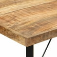 thumbnail image 4 of vidaXL Bar Table Natural Wood and Black Solid mango wood and iron Large, 4 of 5