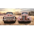 thumbnail image 2 of Deiter, Lori 24x14 Gold Ornate Wood Framed with Double Matting Museum Art Print Titled - I Like Big Trucks, 2 of 4