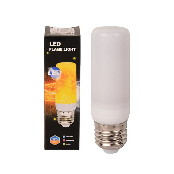 Bombilla LED Injueey efecto llama 3W B22 luz amarilla