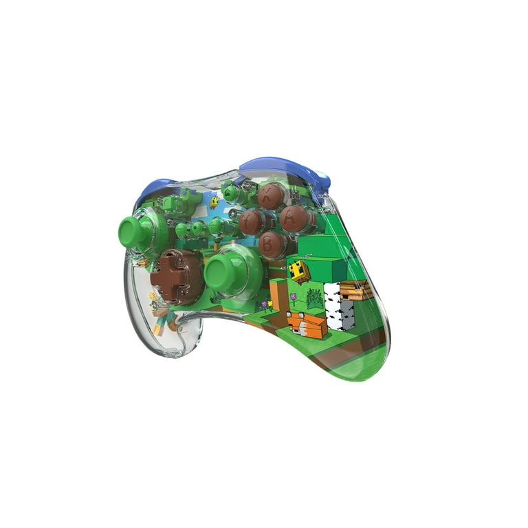 PDP, Wireless Controller, Minecraft Forest Biome, for Nintendo