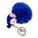 thumbnail image 4 of Llavero colgante con pompón de muñeca bebé dormida, llavero para coche o bolso, juguete (Azul real), 4 of 7