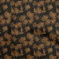 thumbnail image 1 of oneOone Cotton Jersey Brown Fabric Tropical Craft Projects Decor Fabric Printed By The Yard 58 Inch Wide, 1 of 4