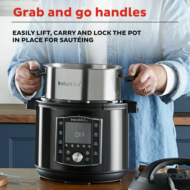 Instant Pot 8-Quart Electric Pressure Cooker, Cooker, Rice/Grain Cooker, Steamer, Sauté, Sous Vide, Yogurt Maker, Sterilizer and Warmer - Walmart.com