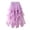Light Purple, variant on Women's Summer Skirts Skirt Elegant A-Line Mesh Design Solid Color High Waist Long Hemline for Women Black One Size