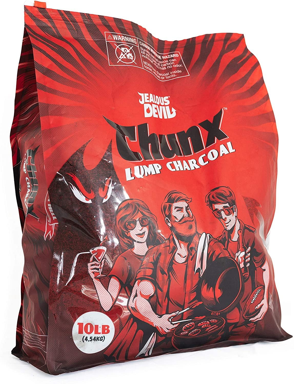 Jealous Devil All Natural Hardwood Lump Charcoal 1 - 10lbs Bag