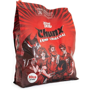 Jealous Devil All Natural Hardwood Lump Charcoal, 10 lbs
