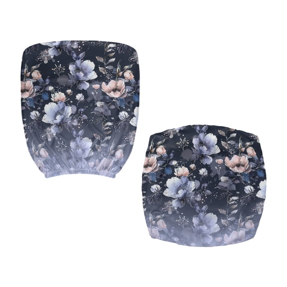 Psesaysky Watercolor Floral Theme Office Chair Cover Breathable Computer Chair Seat Cover for Friends, Stretchable Waterproof Split Stretchable Seat Cover for Armchair