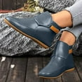 thumbnail image 3 of Oyedens Winter Ankle Boots for Women Waterproof Ankle Booties Work Boots Wide Width Fall Short Boots, 3 of 7