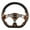 Brown, variant on Roykaw Golf Cart Steering Wheel Universal for EZGO Club Car Yamaha, Golf Cart Accessories, Racing Style