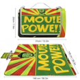 thumbnail image 2 of WYYP Pop Art Square Outdoor Picnic Mat for Camping Hiking Festivals 58.3x58.3in, 2 of 6