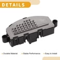 thumbnail image 4 of Unique Bargains HVAC Blower Motor Resistor Heater Blower Resistor No.8T0820521 for Audi A5 2007-2016 Plastic Metal 1 Pc, 4 of 6