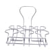 thumbnail image 4 of Portabotellas de vino, organizador de cajas para cerveza, decorativo, rústico, con capacidad para 6 botellas plata, 4 of 8