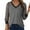 Dark Gray(Trending), variant on Womens Blouses Long Sleeve V Neck T Shirts Casual Oversized Color Block Tops Fall Fashion Clothes,Wine,L