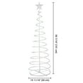thumbnail image 6 of Yescom Twinkle 5Ft Spiral Christmas Tree Light 182 LED 8model USB Powered Indoor Outdoor Yard Decor Multi-color 2Pack, 6 of 8