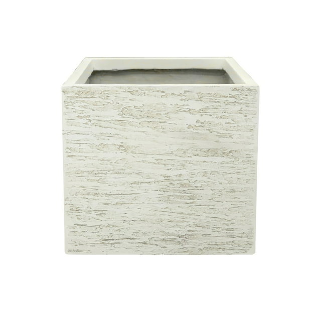 Kasamodern Modern Stone Finish Square Planter