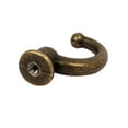 thumbnail image 6 of Uxcell 1.2" Length Bronze Tone Metal Wall Hanger Towel Hooks, 10 Pack, 6 of 6