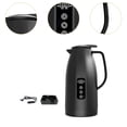 thumbnail image 3 of Abbracc Car Kettle Boiler Electric Kettle with Lighter Stainless Steel Heating 1.2 L Black, 3 of 9