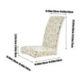 thumbnail image 3 of sruoe Chair Covers for Dining Room, Christmas Dining Chair Covers, Chair Seat Protector, Modern Washable Elastic Spandex Chair Slip Covers, Chair Protector Cover Seat for Home Party Hotel, 3 of 5