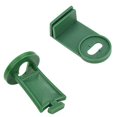 thumbnail image 4 of 50 Piezas Clip de Plástico Clip de Extensión Abrazadera de Plástico con Efecto Invernadero Clips de Aro de Jardín Clip de Suspensión de Flores Clip de Aluminio, 4 of 4