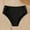 Black, variant on Oplxuo Women's High Waisted Bikini Bottoms Tummy Control Ruched Bathing Suit Full Coverage Tankini Swim Briefs