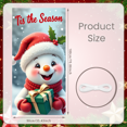 thumbnail image 4 of Snowman Decorations Tis the Season Banner Christmas Parties Winter Wonderland Holiday Celebrations Festive Decor, 4 of 9