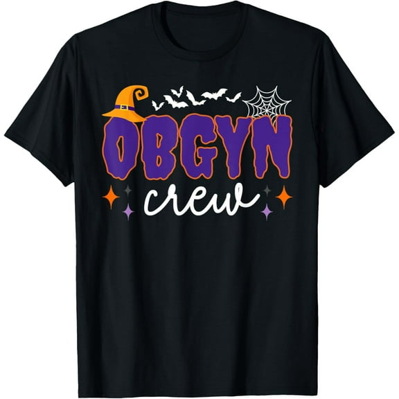 OBGYN Crew Labor Delivery Nurse For Halloween Costume Ghost T-Shirt