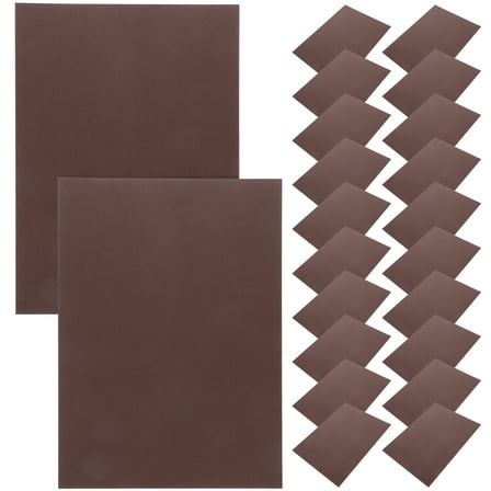 Hytrove Colored Card Stock A4 Hard Cardstock Coffee Robust Paper 30 Pcs For Handcrafting