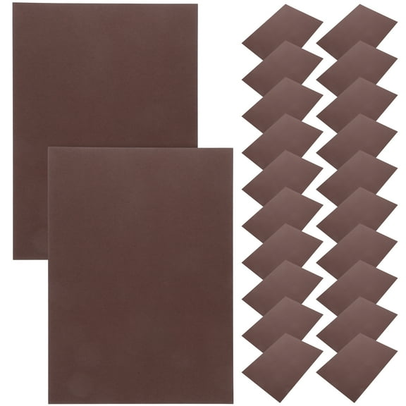 Hytrove Colored Card Stock A4 Hard Cardstock Coffee Robust Paper 30 Pcs For Handcrafting