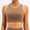 Brown, variant on DuoJiaJ Womens Workout Sports Bras Fitness Backless Padded Low Impact Bra Yoga Crop Tank Top Plus Size Bras Black