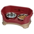 thumbnail image 1 of Comedero Elevado Antiderrame Neater Feeder Deluxe Rojo Arándano para Perro Pequeño, 1 of 8