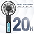 thumbnail image 2 of Ventilador portátil EasyAcc 2023, 4º nuevo, batería 5000, 20h, 4 velocidades, 2 of 9