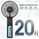 thumbnail image 2 of Ventilador portátil EasyAcc 2023, 4º nuevo, batería 5000, 20h, 4 velocidades, 2 of 9