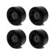thumbnail image 2 of Sonducket 4 piezas de rueda de patín, componentes rodantes de repuesto, accesorios modificados, ruedas gruesas para patines, accesorio deportivo patinar Negro, 2 of 6