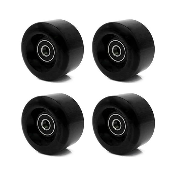 fastboy 4pcs Skate Wheel Rolling Parts Roller Skates Wheels Outdoor Sport Accessory Black