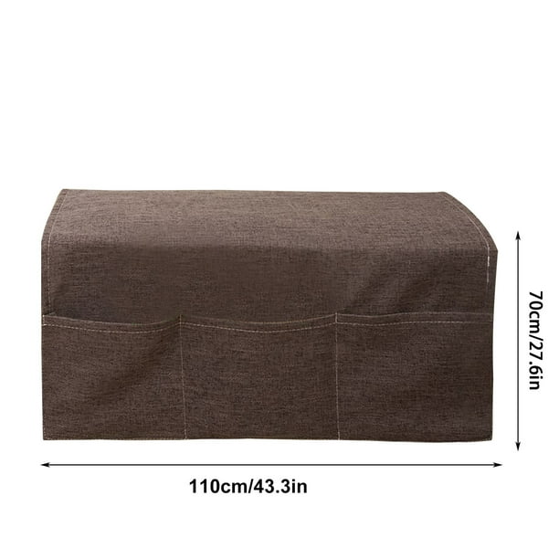 Sofá Cojín Cubiertas Verano Sofá Guante Tela Ampliado Imitación Lino Manga Almohadilla Cortinas Universales de Verano Cubiertas de Reposabrazos para Sofá