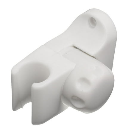 

Unique Bargains Bathroom Wall Mount Adjustable ABS Handheld Shower Head Holder Bracket White