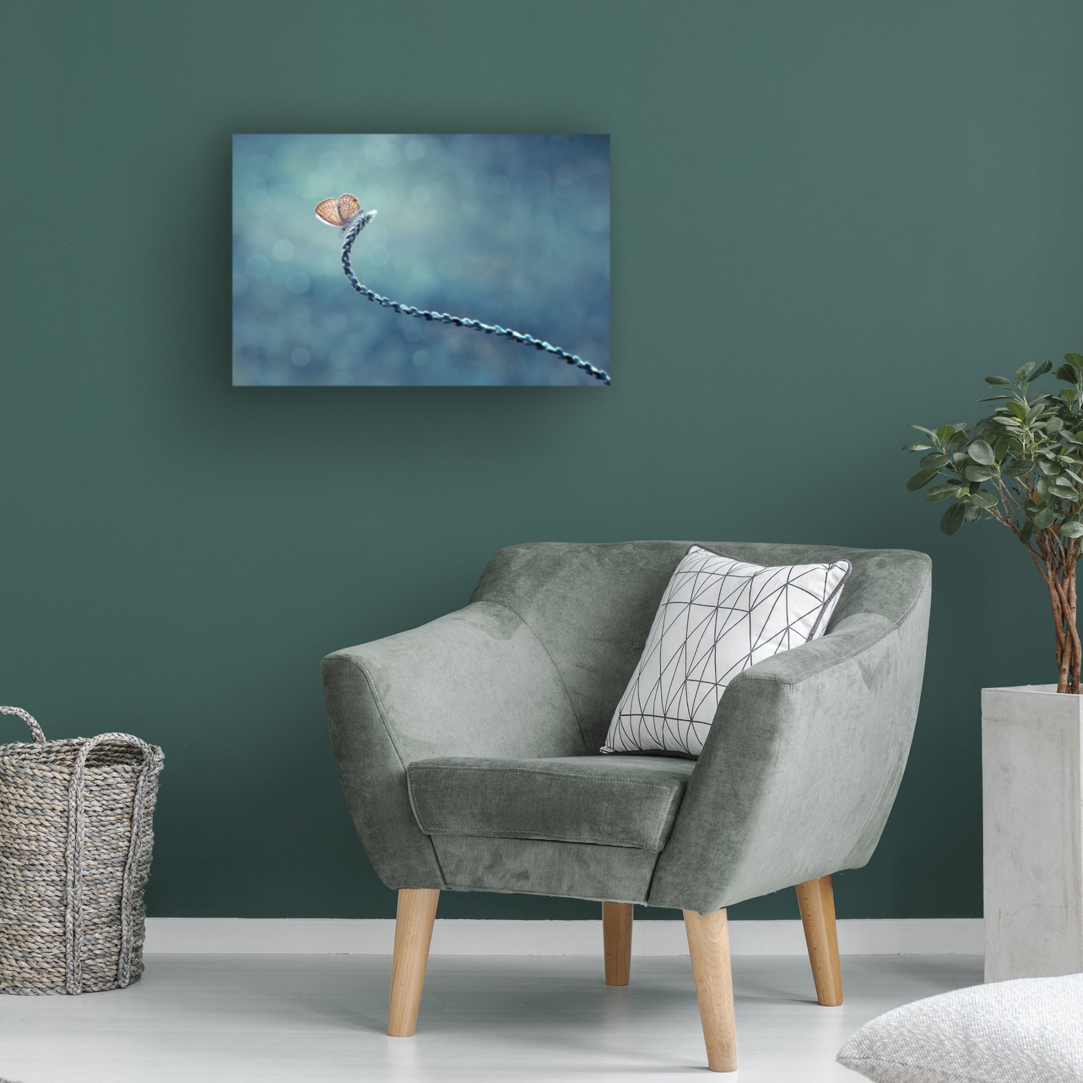 Canvas Wall Art - Edy Pamungkas 'Sendiri Lagi' Wall Art for Living Room, Bedroom, or Office D?cor by Trademark Fine Art - 32 x 22 Inches