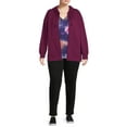 thumbnail image 5 of Terra & Sky Women's Plus Size Zip-Front Hoodie, 5 of 6