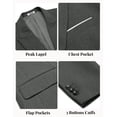 thumbnail image 6 of COOFANDY Mens Sport Coat Regular Fit Dress Jackets Wrinkle Free Casual Blazer Jackets, 6 of 7