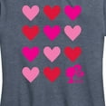 thumbnail image 3 of Barbie -  Heart Grid - Women's Short Sleeve Graphic T-Shirt, 3 of 5