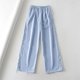 thumbnail image 4 of Pantalones Cargo De Paracaídas Y2K Paracaídas Cargo Pantalones Cordón Mujer Stripe Joggers Pantalones de chándal (Azul M) Ygjytge para Mujer Azul T M, 4 of 9