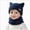 Navy Cap, variant on Beanie Knitted Hats for Toddler Kids 1-3 Years Toddler Soft Solid Cute Hats with Ear Kids Winter Hat